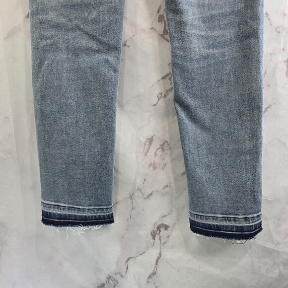 Pilcro Jeans Womens 25 Skinny High Rise Cigarette Light Wash Stone - Picture 9 of 13